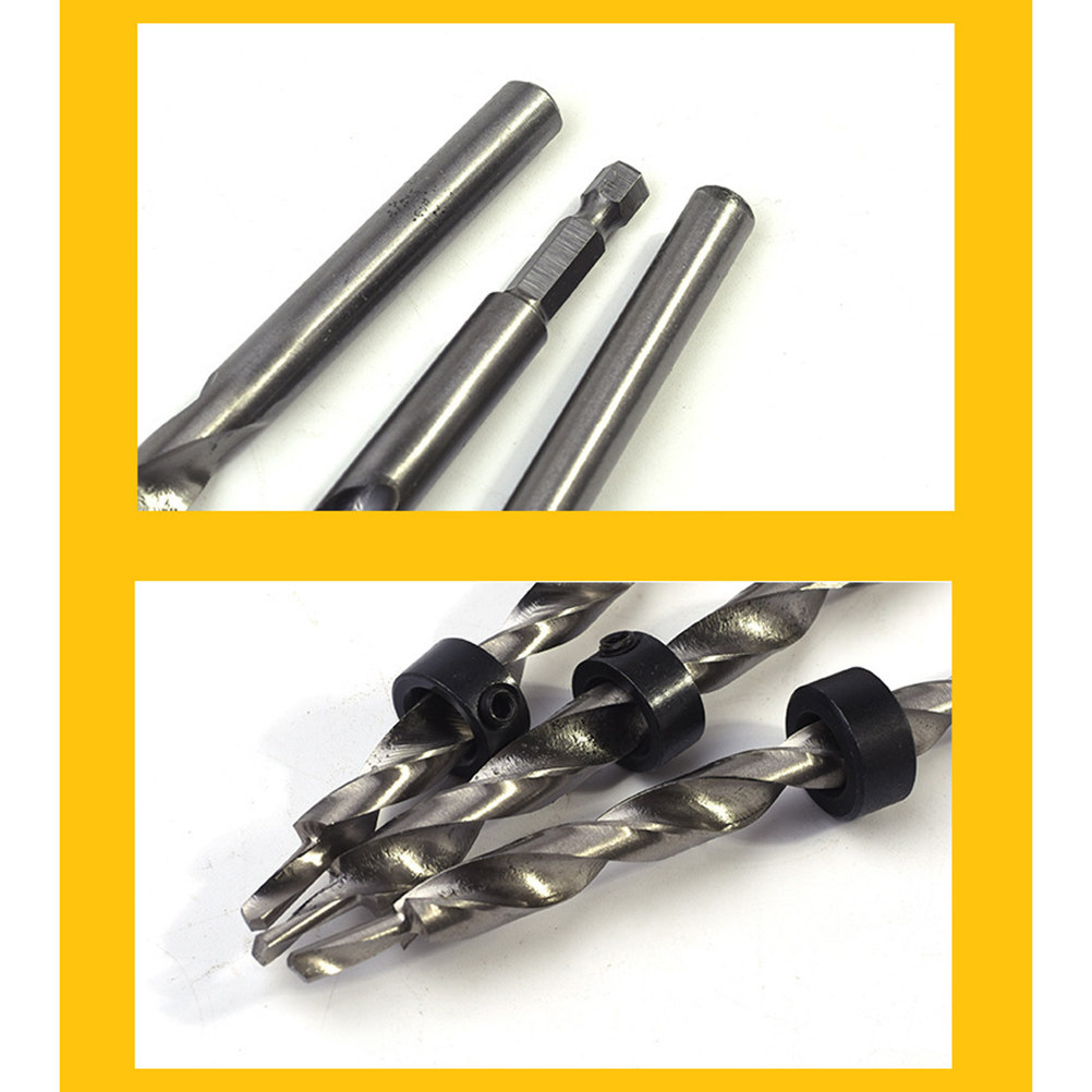 Woodworking Drill Bits - Zeskantige verzinkboor voor hout, 9,5 mm,