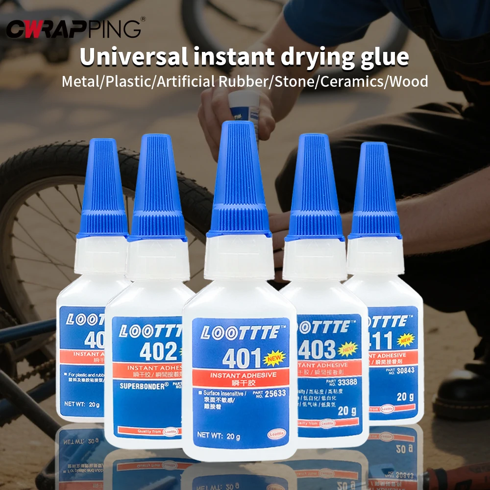 Woodworking Quick Glue - 20ml Loottte Rubber Metaal Hout Kunststof