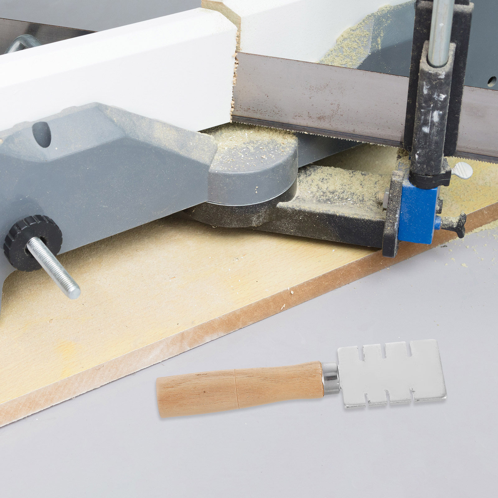 Woodworking Drill Bits - Houtbewerkingsstok, handmatige precisiezaaggeleider voor veilig houtkloven,