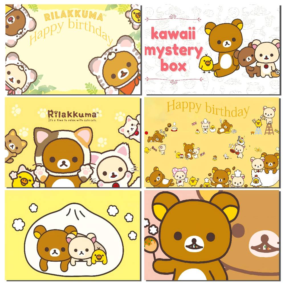 Woodworking Rabbet - 1pc Leuke Rilakkuma Cartoon Stijl Achtergrond