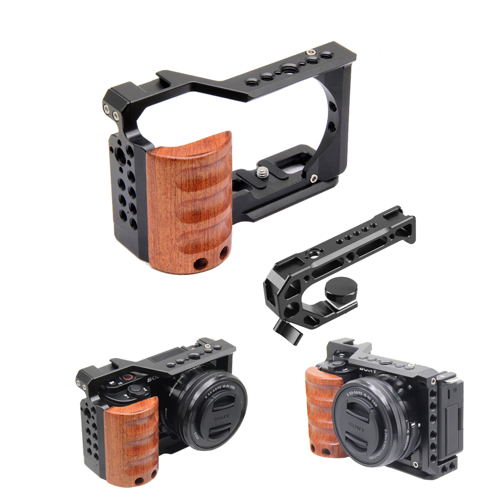 Woodworking Rabbet - Voor Sony ZV-E10 Kooi camera Met
