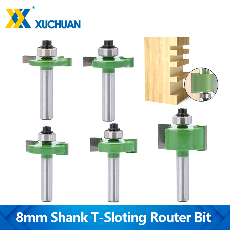 Woodworking Rabbet - 1pc 8mm Schacht T-Sloting Router Bit