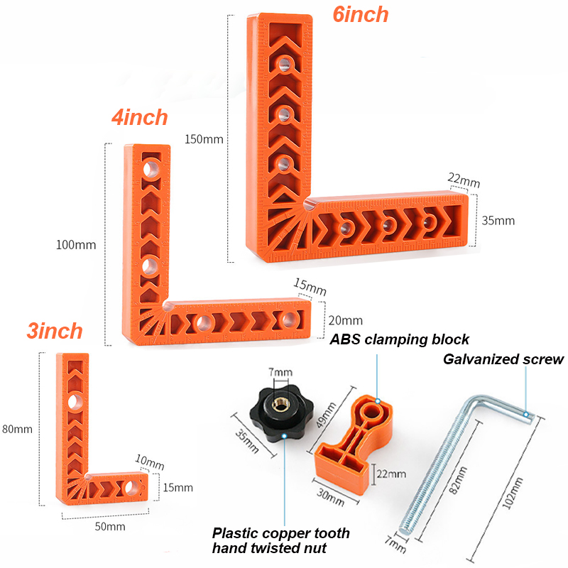 2 sets 3/4/6 inch vergrendelin - Woodworking Meaning recensie en prijs