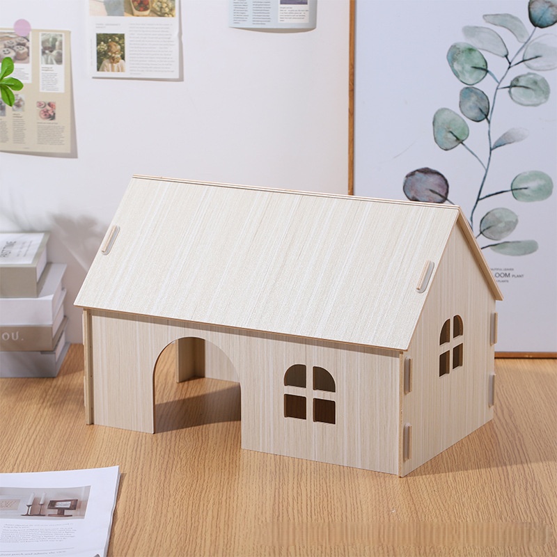 Houten nesthuis 'Dragon Cat' m - Woodworking Rabbet recensie en prijs