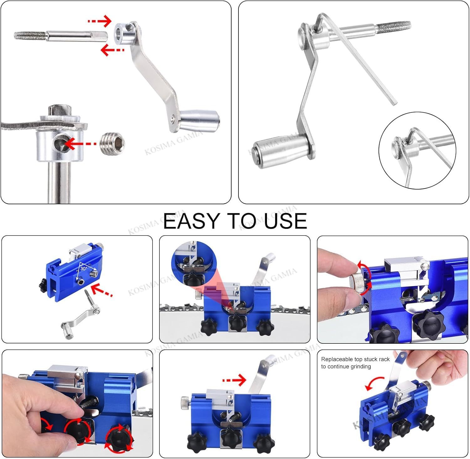Draagbare handmatige kettingza - Woodworking Manufacturing recensie en prijs