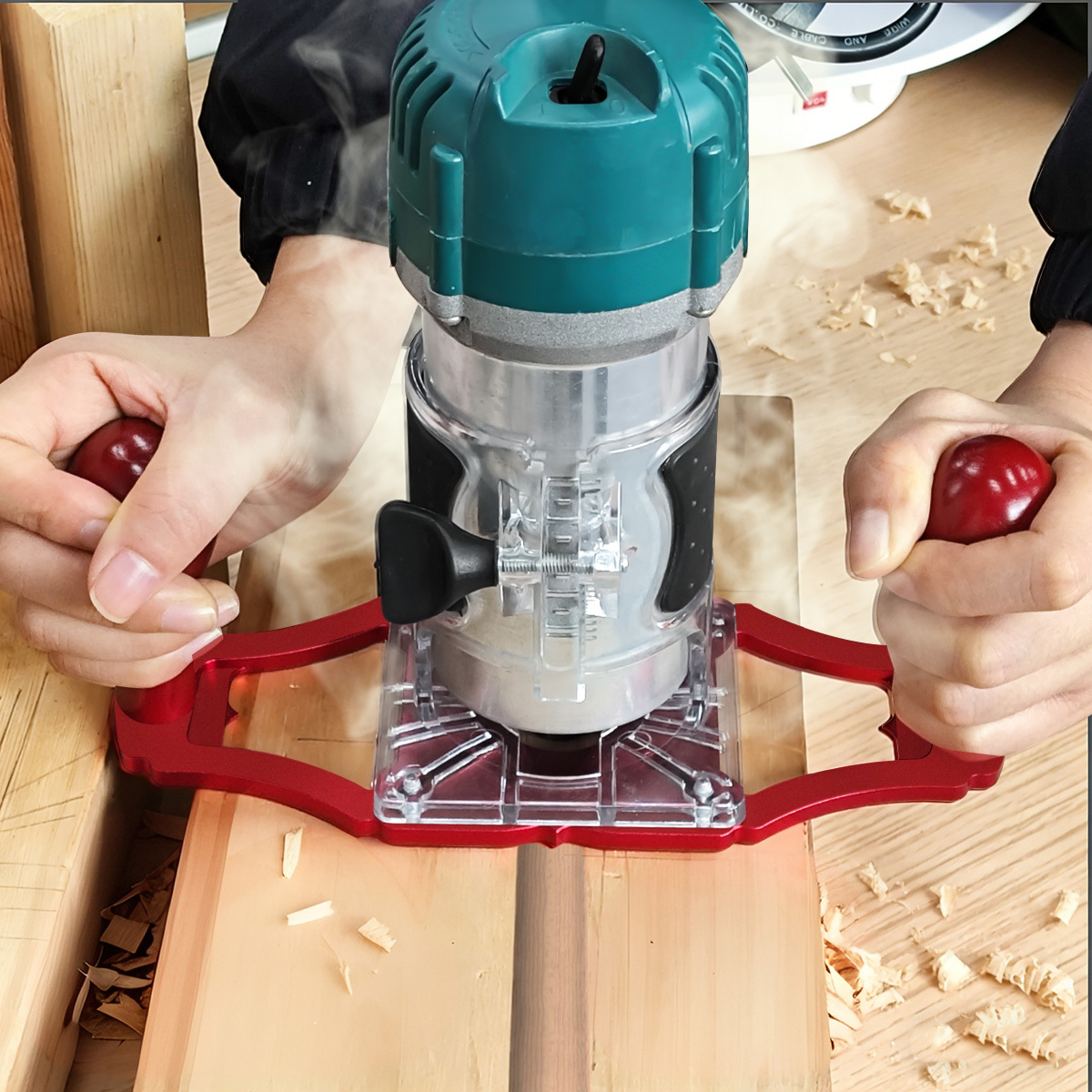 Freesbasis met handgrepen en c - Woodworking And Carpentry recensie en prijs