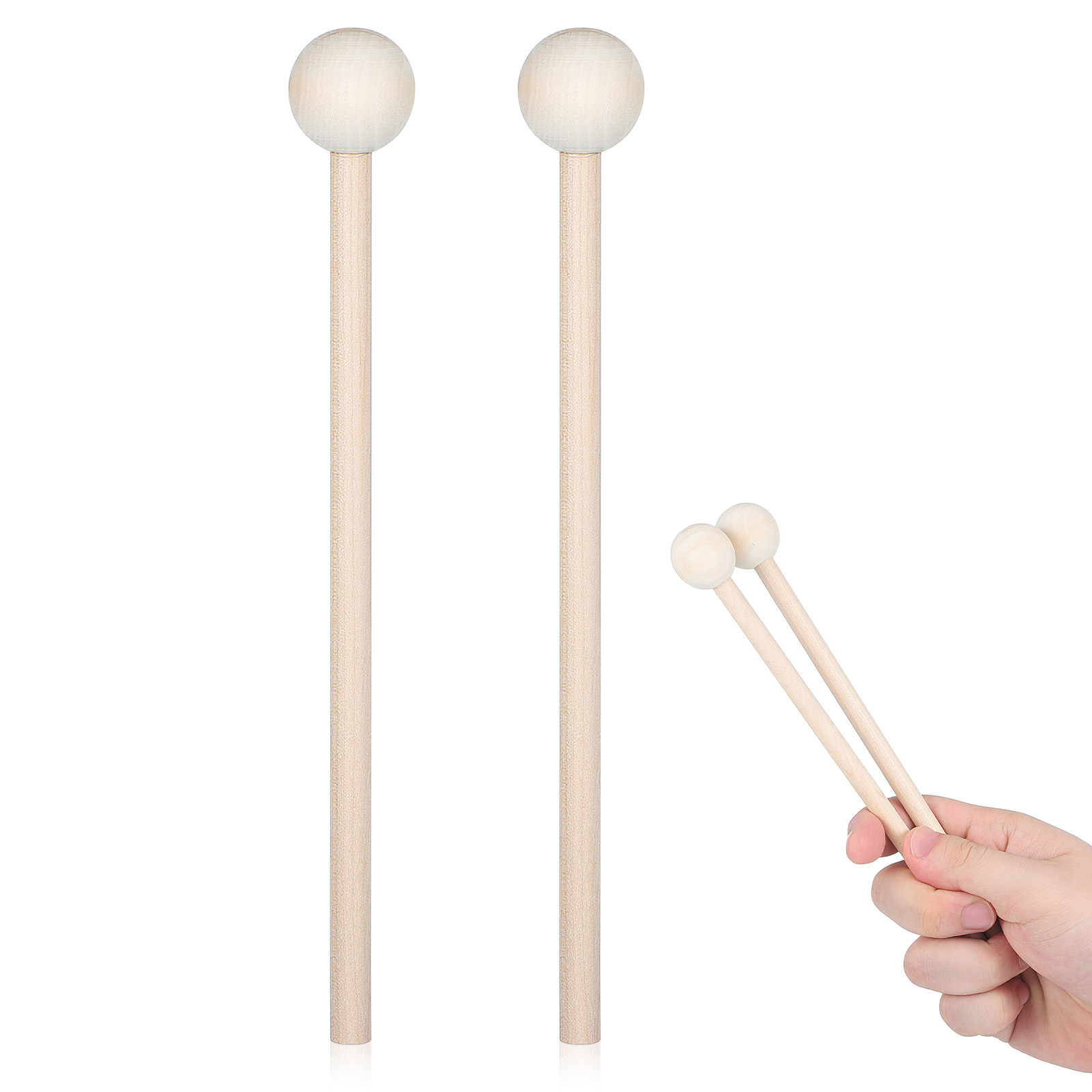 2 stuks xylofoonhamers, drumst - Woodworking Xylophone recensie en prijs