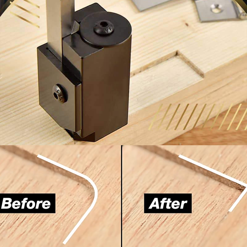Houtsnijwerk Hoekbeitel Vierka - Woodworking Edge Corner Planer recensie en prijs