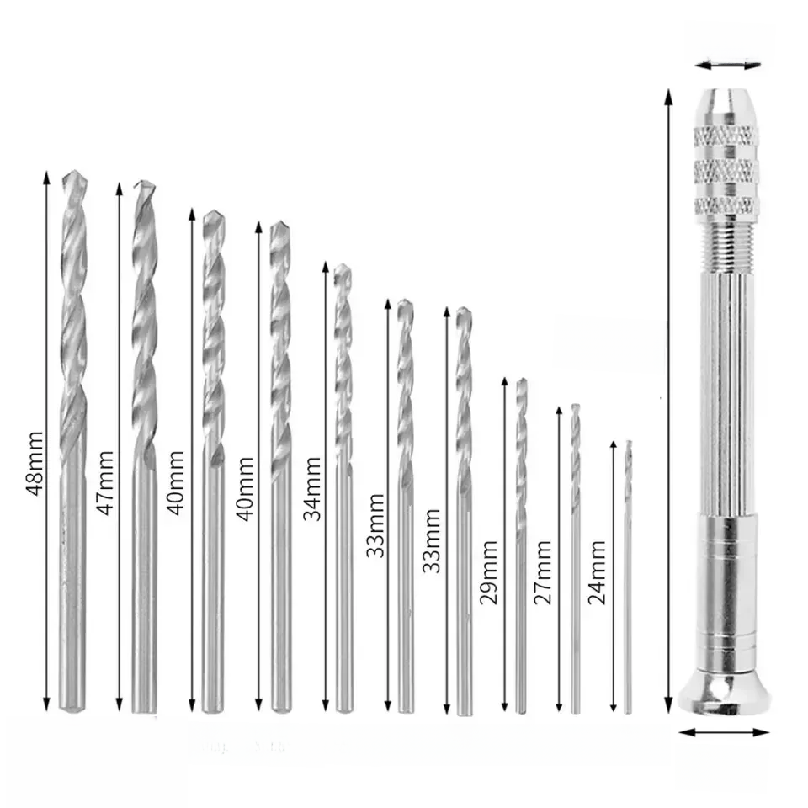 0.8-3.0mm Mini Handboor Houtbe - Woodworking Hand Tools recensie en prijs