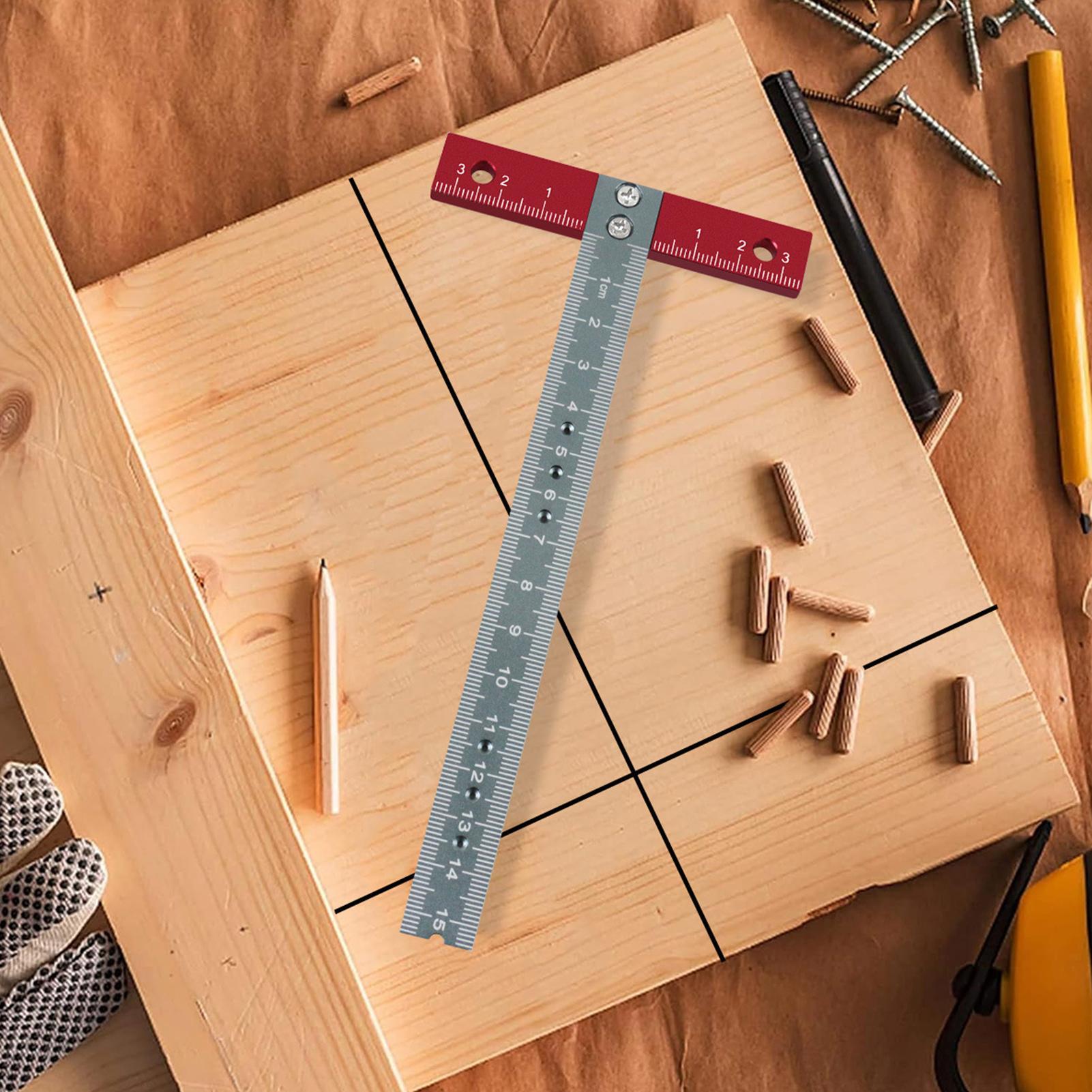 Houtbewerkingsliniaal T-vormig - Woodworking And Carpentry recensie en prijs